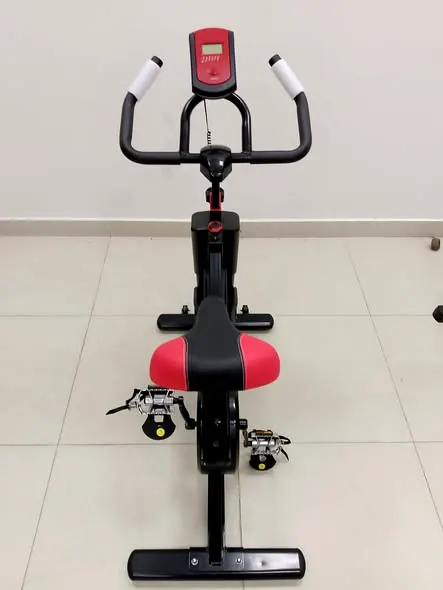 A second spin bike, front view